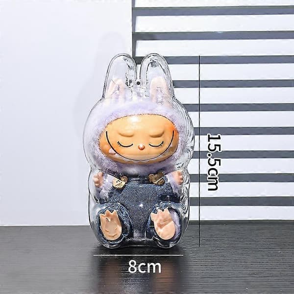 Klar beskyttelsesetui til LABUBU 2nd Gen siddende figur