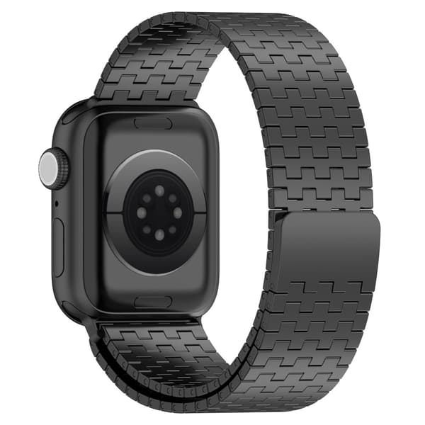 Magnetiskt metallarmband för Apple Watch 38/40/41 mm Svart