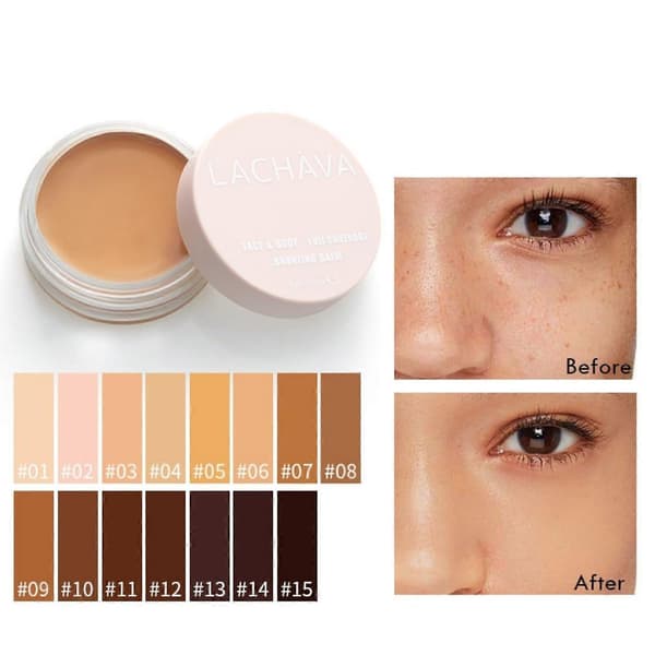 Fulltäckande Concealer 15 Färger Vattentät Formula för Mörka Ringar och Ojämnheter