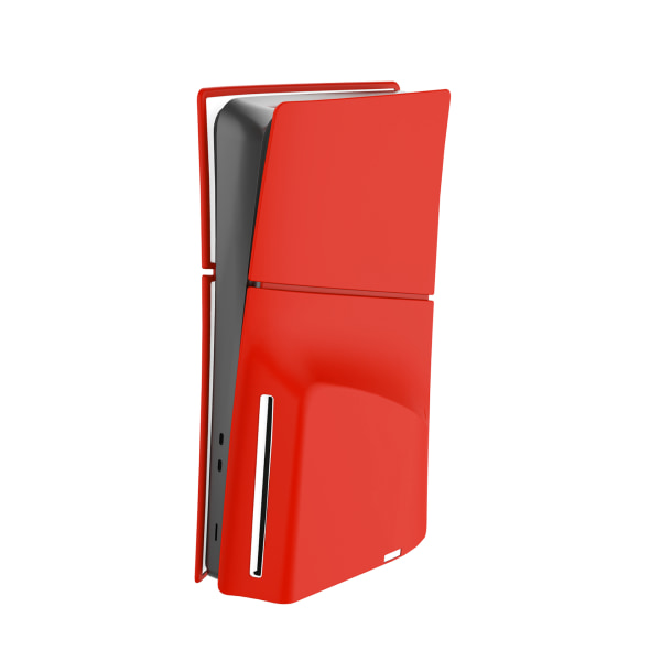 Röd färg, PS5 Slim host silikon skyddsfodral PS5 slim host damm och reptålig silikon sleeve PS5 slim tillbehör Red