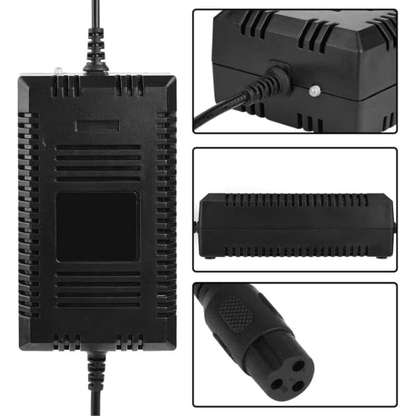 36V 1.8A Battery Charger for Electric Scooters and Bikes – Fast Charging with Indicator Light – EU Plug – PWM Technology