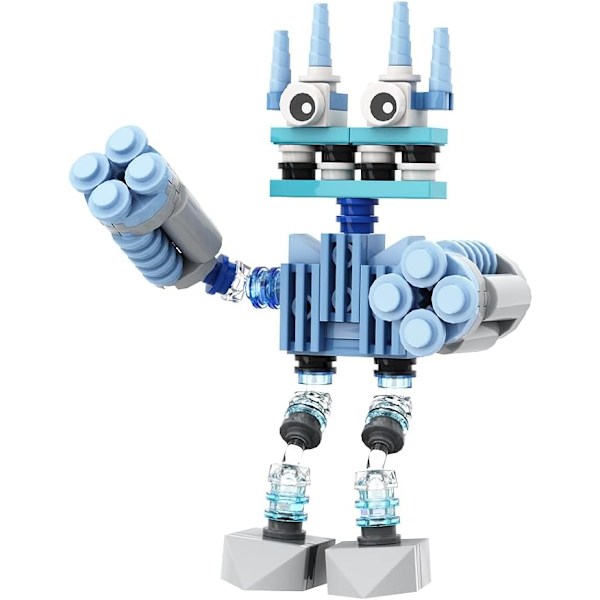 Monster Chorus Cartoon Actionfigur Byggstenssats, Wubbox Sing Monsters Anime Bygg- och Displaymodell Leksaker (101 delar)