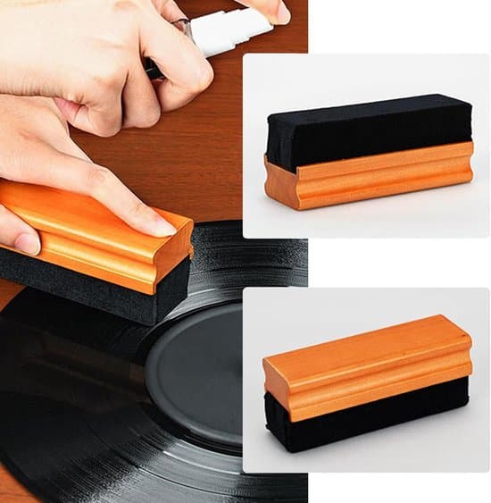 Vinyl Record Cleaning Kit - Record Maintenance Tools - Portable Cleaner - Suitable for Cleaning Audio Equipment and Desktops - 4-Piece Set