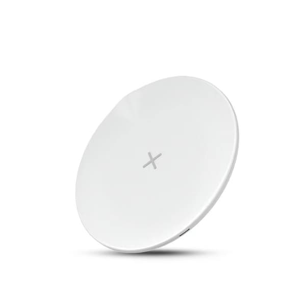 Trådlös snabbladdare, ultratunn, 15W, vit white