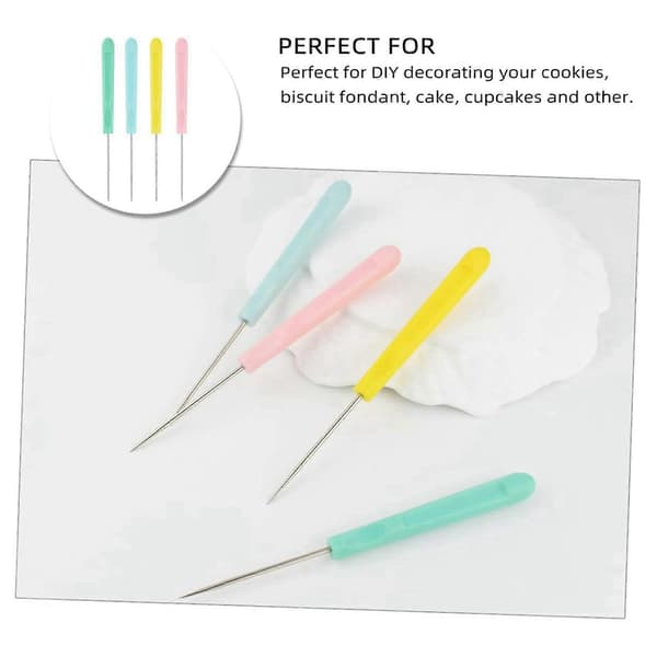 Cookie Decorating Scribe Supplies Icing Scribe Tool til kage DIY håndværk læder syl værktøj syning (36 stk)
