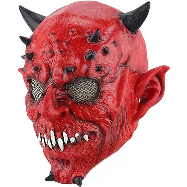 Vuxna Spöklika Halloween Latex Realistisk Dräkt - Läskig Silikon Full Cover Huvudmask - Cosplay eller Maskeradkläder