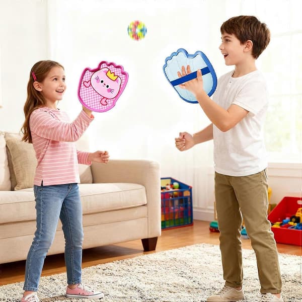 Heitto- ja kiinniottopallopeli, interaktiivinen lelu esikouluikäisille