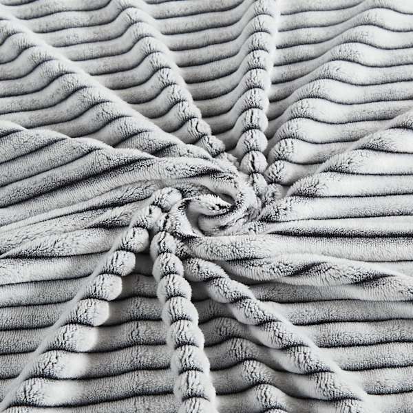 Dækken, 280GSM Super Soft Letvægts Dækken med Striber, Plys Plys Hyggelige Dækkener og Dækkener til Sofa, Senge, Sofa Hyggelig, Varm, Åndbar