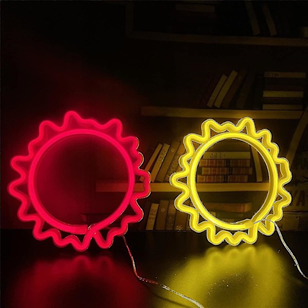 Sol Neon Skilt Lys LED Skilte Med USB Eller Batteridrevet Indretning Til Børneværelse Soveværelse Bar Restaurant Spillerum Jul Valentinsdag Bi
