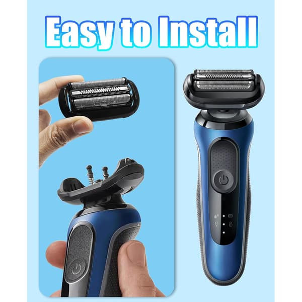 Series 5 53B Replacement Head Compatible with Braun Series 5 Shavers foil 5020cs 5018s 5035s 5049cs 5050cs