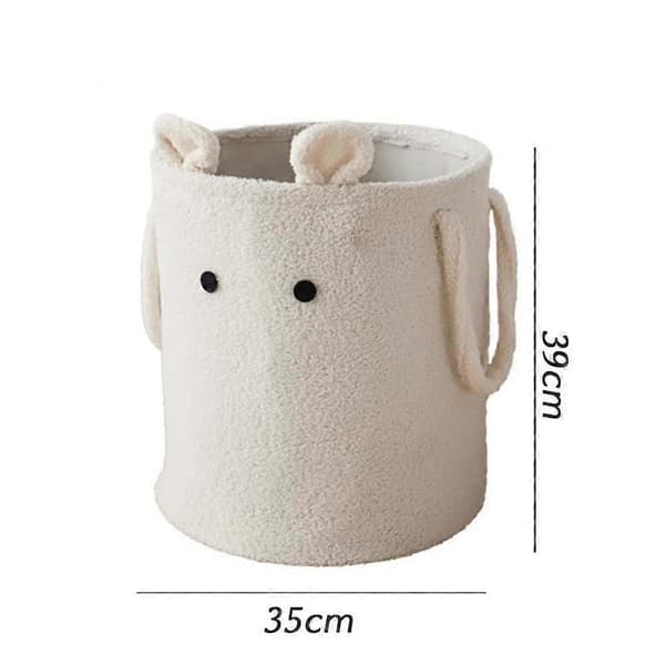 Lamb Wool Laundry Basket Cute and Practical Storage for the Home