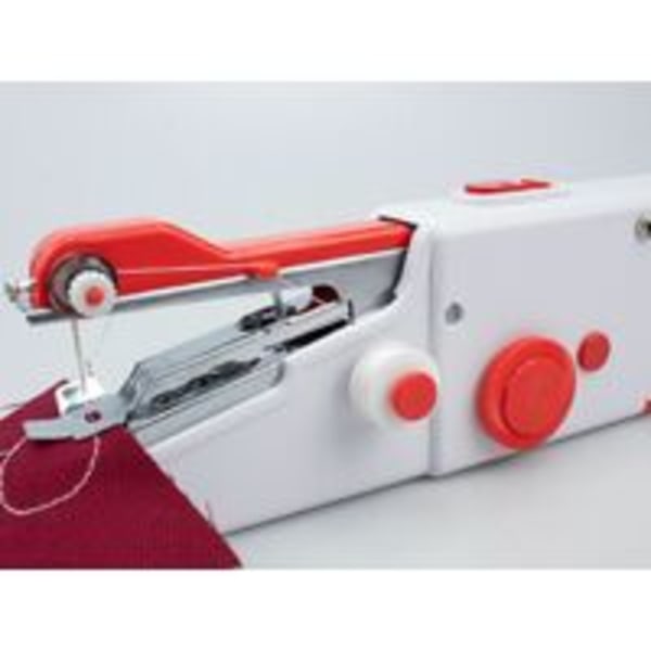 Bærbar symaskin, bærbar mini elektrisk symaskin for voksne, rask søm egnet for klær, stoffer, hjemmereiser DIY