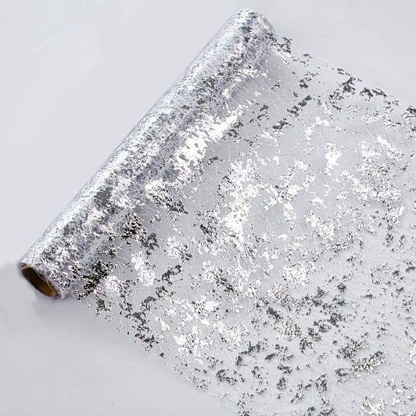Glitter Metallic Gold Bordløper 11 Tommer x 49 Fot Tommer Tynn Mesh Sparkle Bordløper Rull Borddekorasjoner for Bryllup Brudedusj