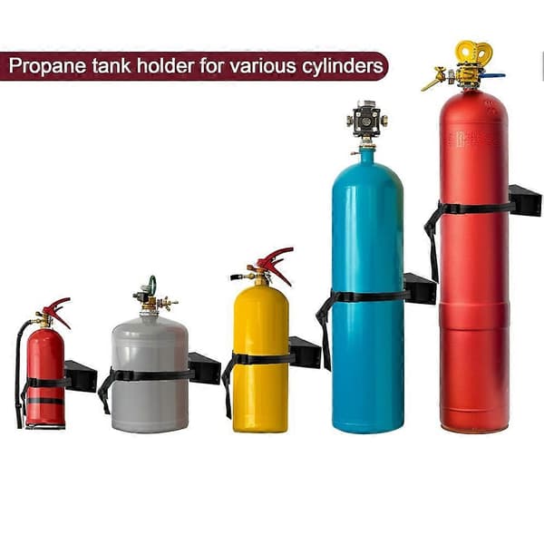 Propantankhållare Gasflaskväggfäste Gasflaskhållare Propantankfäste