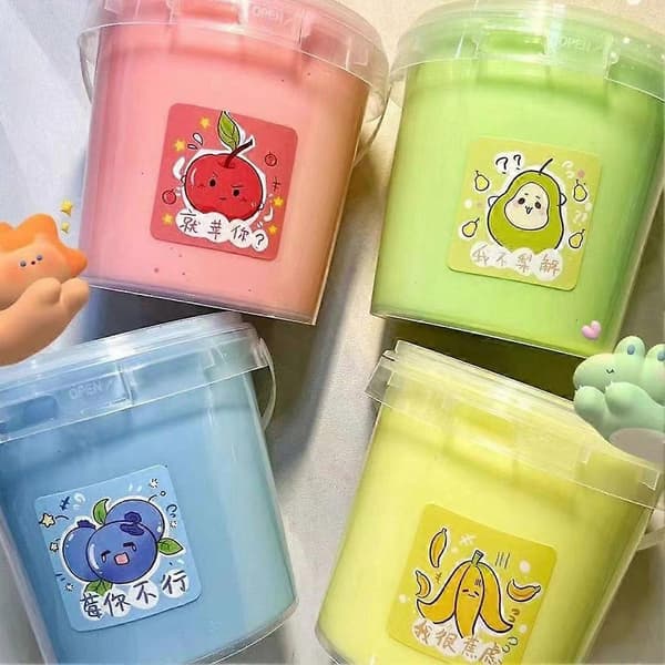 Falsk vandkram Mælk Billig Super Stor Spand Non-stick Boble Kram Mælk Slime