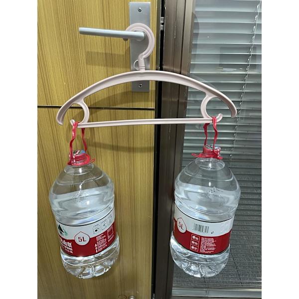 10 stk. Heavy Duty Bøjler Svingbar Krog Tøj Bøjle Bred Skulder Skridsikker Bukser Bar Tyk Plastik Frakke Bøjle 25 lb Belastning Pink