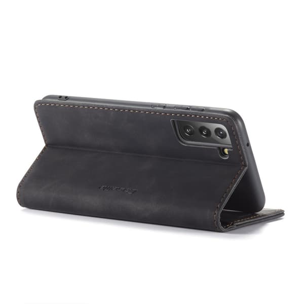CaseMe Slim Wallet Case Samsung Galaxy S21 FE Black