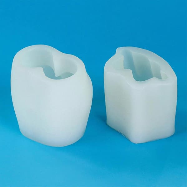 3D Halvkroppsform Silikonform for DIY Håndlaget Aromaterapi Stearinlys Gips Ornamenter Form Håndverk Verktøy