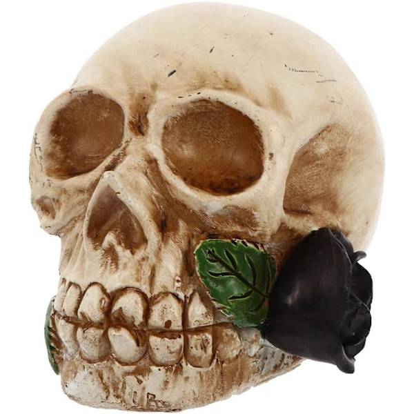 Koti sisustus LED Kuolleiden päivä Kukka Kallo Patsas Valo Halloween Hahmo Yövalo Hartsi Kauhu Kallo Rekvisiitta