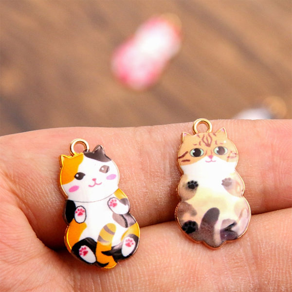 Locking Stitch Marker, Crocheted Locking Stitch Marker Charm