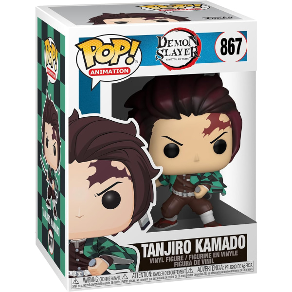 Funko POP Animation: Demon Slayer - Zenitsu Agatsuma, Multicolor, 3.75 inches