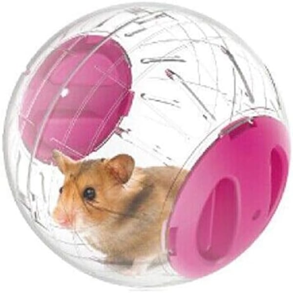 1 stk. Hamster træningsbold, 12 cm hamster løbebold klar plastik hamsterbold hjul til dværghamster små kæledyr