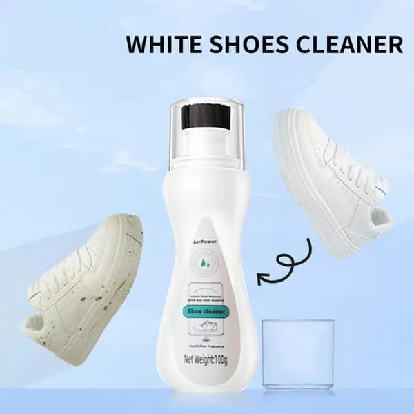 100 ml skorens Sneaker Tennis Læder Hvide sko Rengøring