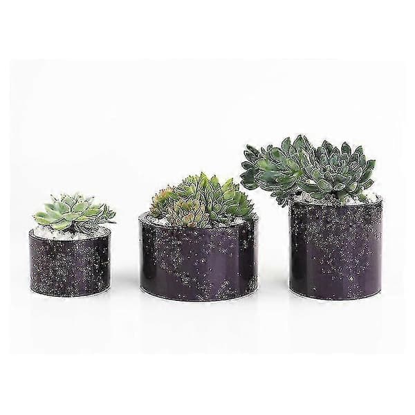DIY cylindrisk blomkrukform, multifunktionell hantverkssilikonform, lämplig för hemkök. L