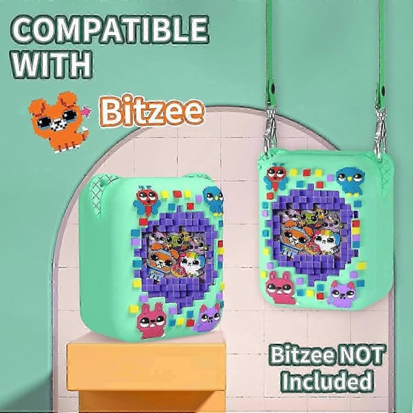 Bitzee Interactive Digital Pet Silicone Case with Lanyard - Protective Cover for Virtual Electronic Pet Accessories