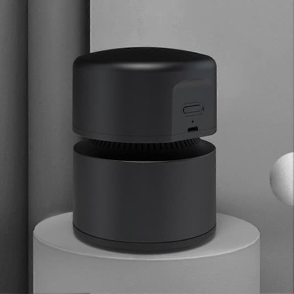 Small Rechargeable Desktop Vacuum Cleaner for Crumbs, Table Sweeper with Crevice Cleaning Head for Rubber Residue, Small Gaps