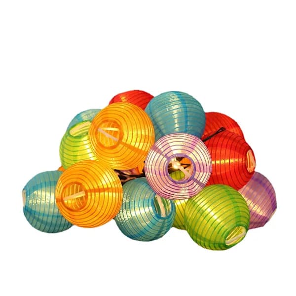 /EA/LED Solar Cell Lamp 5m Ball Lamp String Solar Powered Decorative Lighting Garden