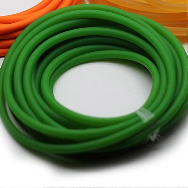 6 mm solid 10 meter højelastisk latex gummibånd elastisk reb til fiskeslynger industri sportstræning grøn Green