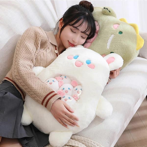 Cute Plush Toy Doll Pillow Stuffed Animal Set Creative Kids Toy (Rabbit)
