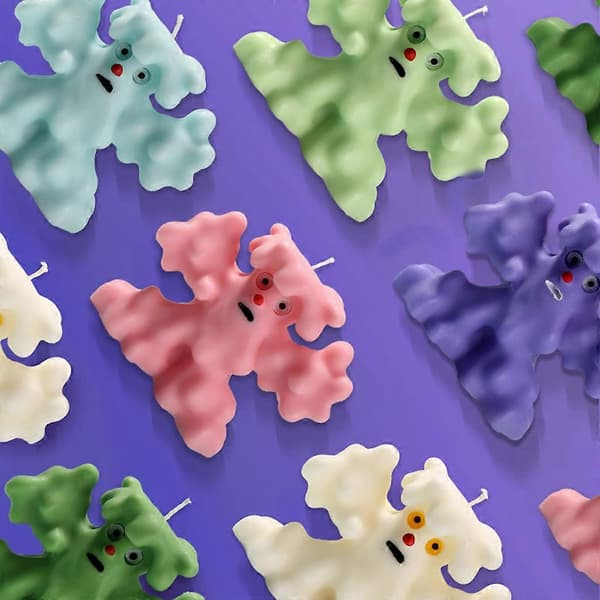 Stearinlysform Silikonemateriale Sød Lille til Monster 3D Form Design Stearinlys Æstetik Forme Boligindretning Stearinlys Ma S