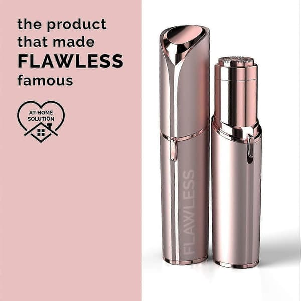 Flawless smertefri hårfjerner for kvinner, hvit/rose gull rose gull