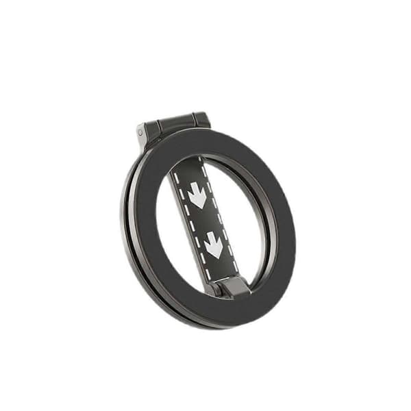 Dobbeltsidet magnetisk MagSafe-ring med stativ — kompatibel med iPhone 12 og nyere