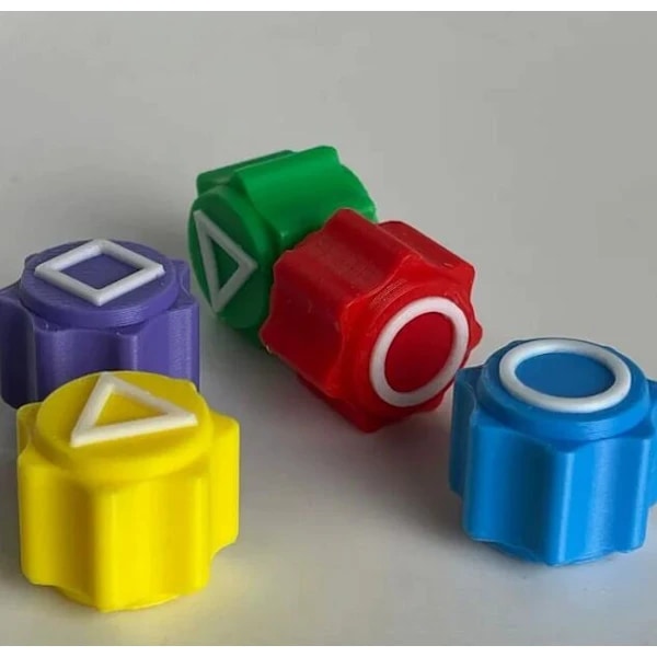 Koreanskt traditionellt spel, Gonggi sten-kastspel, Stenfångstspel 5 dice + base