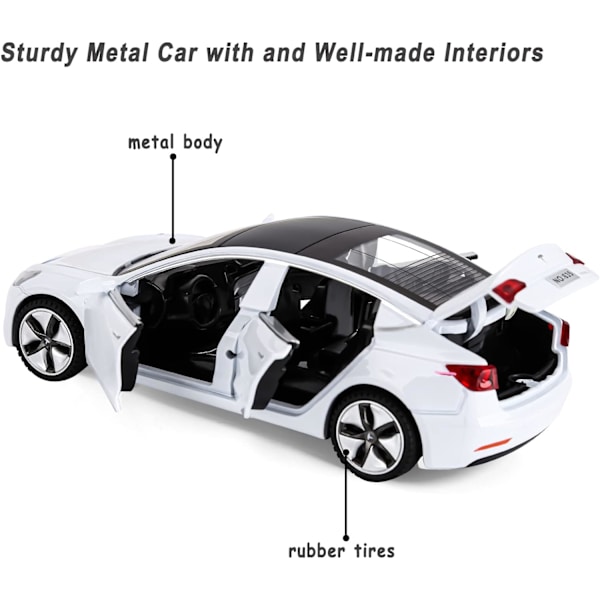 Toy Car Model 3 Diecast Metal Model Cars Pull Back car for Boys and Girls Age 3-12 Years Old