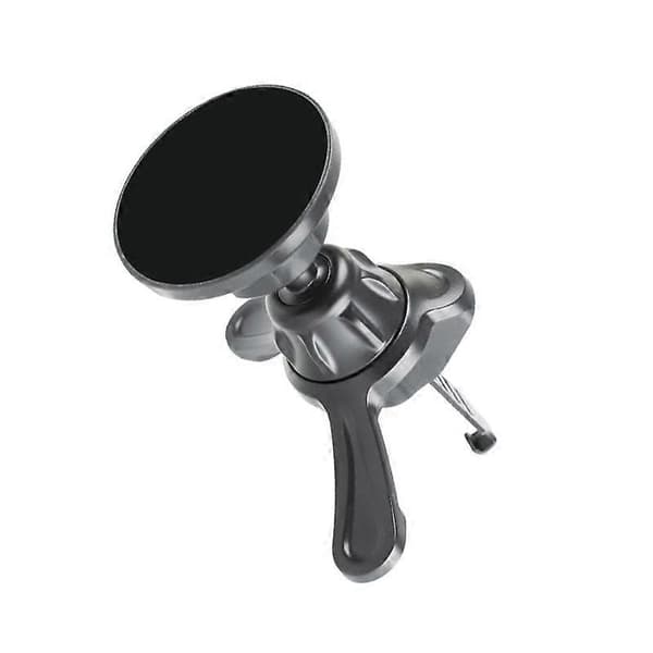 Magsafe Car Holder: Triangle Bead Stand with Mirror Magnetic Suction Cup for Secure Phone Navigation