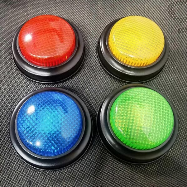 Interaktivt Quiz-Beeper-sæt til uddannelses- og hjemmebrug, 4-delt pakke