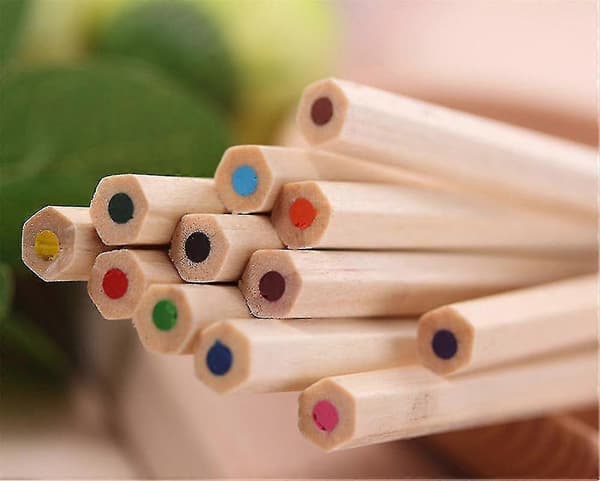 12 farver lille blyant malerpen farveblyant