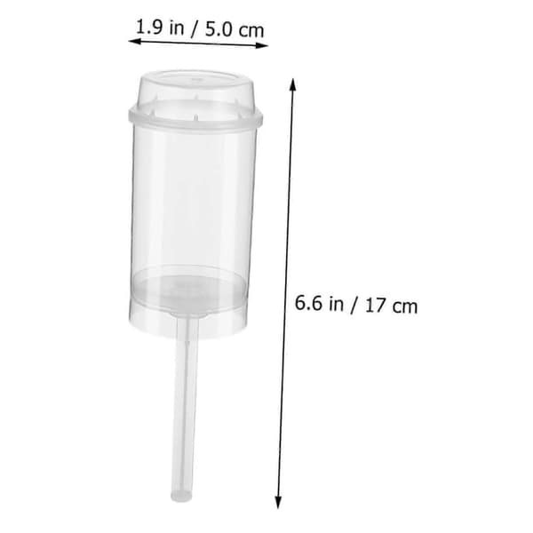 80 stk. Madskubber Rundformede Push-Pops Kagekopper med Låg Kage Push Pops Beholdere Cakepop Runde Plastbeholdere