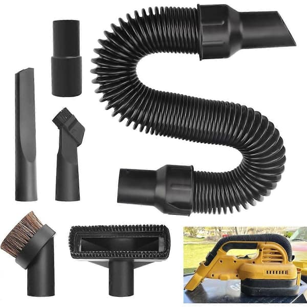 Vacuum Hose and Accessory Kit — Flexible Replacement Hose Compatible with DeWalt DCV517B DCV517M1 DC515B
