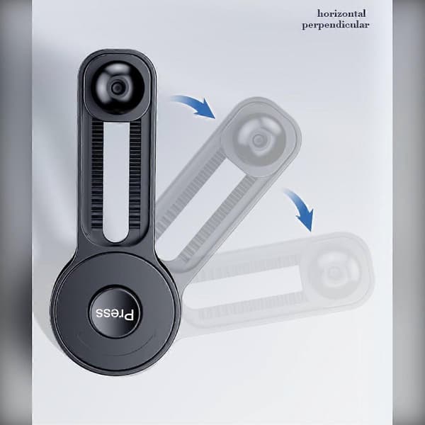 Car Extension Base 2-pack PVC 360° Ball Joint, Adjustable Height for Extension Arm, Universal Compa