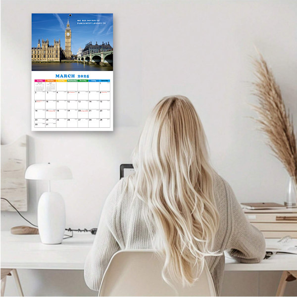 2025 Verdenslandskapstema Kalender
