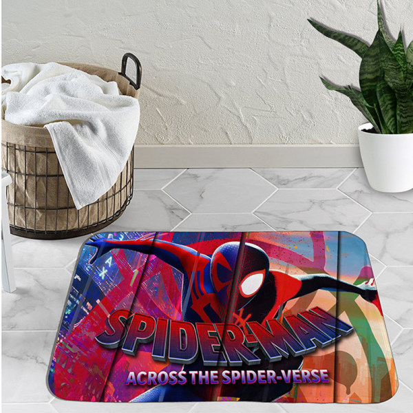 Spider-Man Across the Spider-Verse 40X60cm Floor Mats Suitable for Entrance Doors, Bedrooms,Bathrooms, Foot Mats, Living Room Mats(Verse5 1PCS) Style05 40*60cm