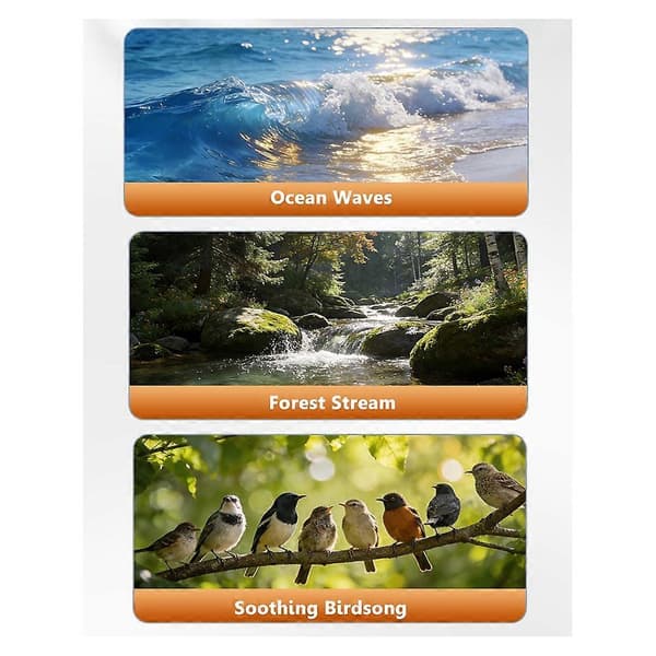 Mini Sleeping Bluetooth Speaker Natural Sound White Noise Soundbar Bone Conduction BT Speaker Ultrathin Timed Shutdown