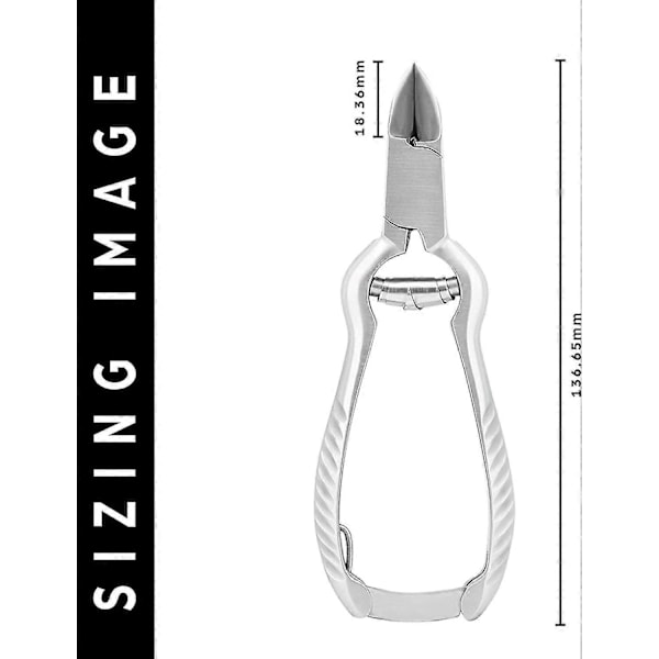 Tånagelklippare Smart Grip Tånagelklippare Heavy Duty Professionell Inväxt Tånagelklippare Med Rostfri Design Förbättrad Kontroll Akryl Nagelklippare