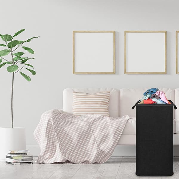 Extra Large Laundry Hamper, 100L Laundry Basket with Sturdy Handle, Laundry Hamper for Bedroom, Large Laundry Basket, Sturdy Black Toy Storage.