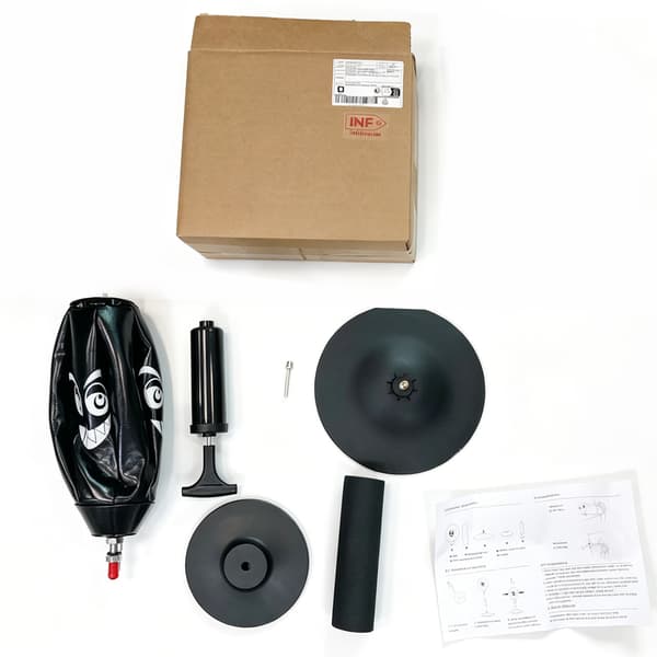 Desktop Punching Ball for Stress Reduction with Suction Cup & Pump Black Black 807